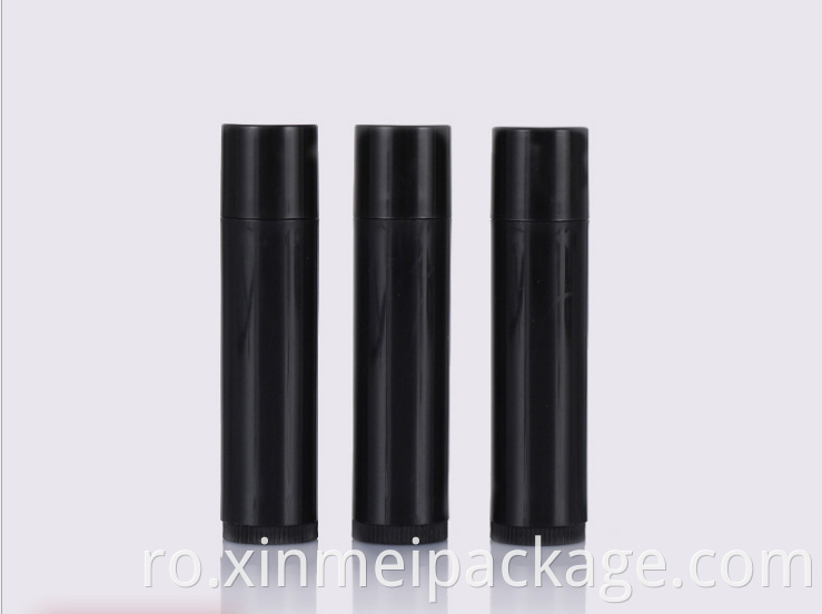 Tub de balsam de buze negre black lip balm tube